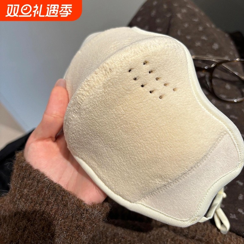 澳绒口罩女高颜值冬防风防寒保暖加绒加厚成人儿童款立体口罩