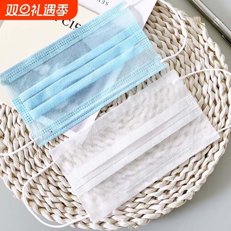 夏季薄款一层二层两层超薄一次性独立包装口罩防尘防晒透气轻薄