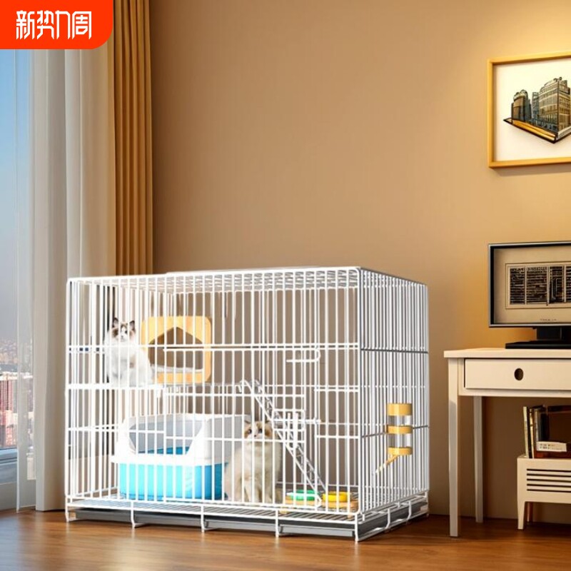 猫笼子家用室内超大自由空间猫别墅大型带厕所一体猫咪窝猫舍猫屋