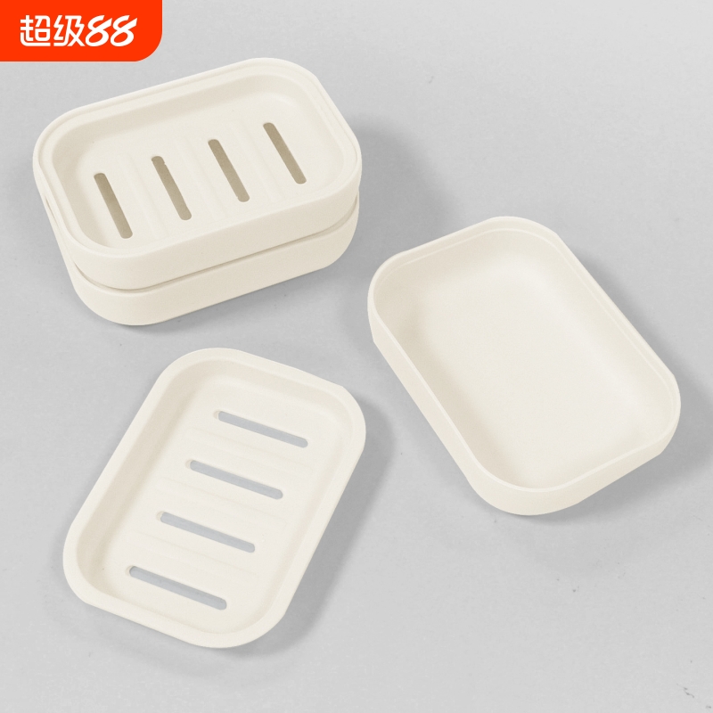 T肥皂盒C1vq0-家用卫生间沥水香皂盒台面收纳盒宿舍洗衣皂盒