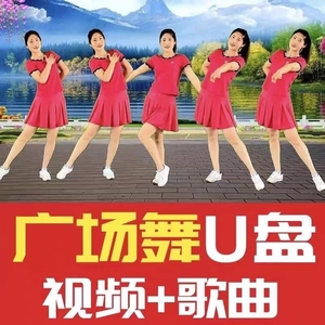 2024款广场舞u盘教学视频教程新手入门跳舞中老年大容量优盘usb
