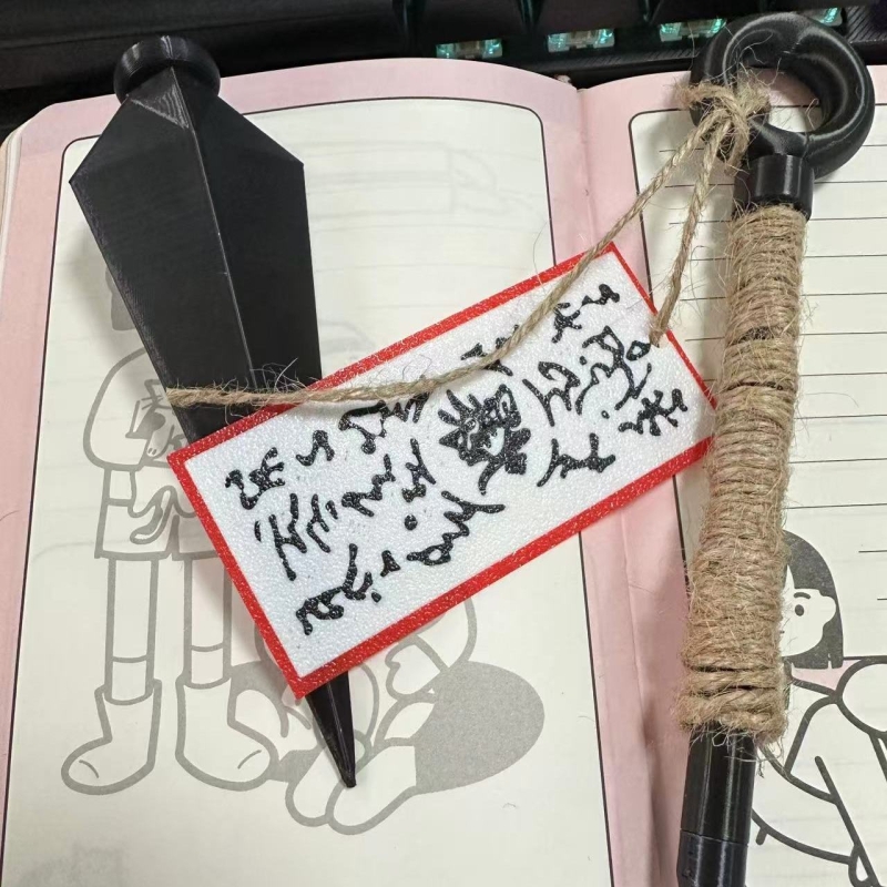 火影忍者diy苦无中性笔火影忍者周边玩具手工办公礼品炫酷高颜值