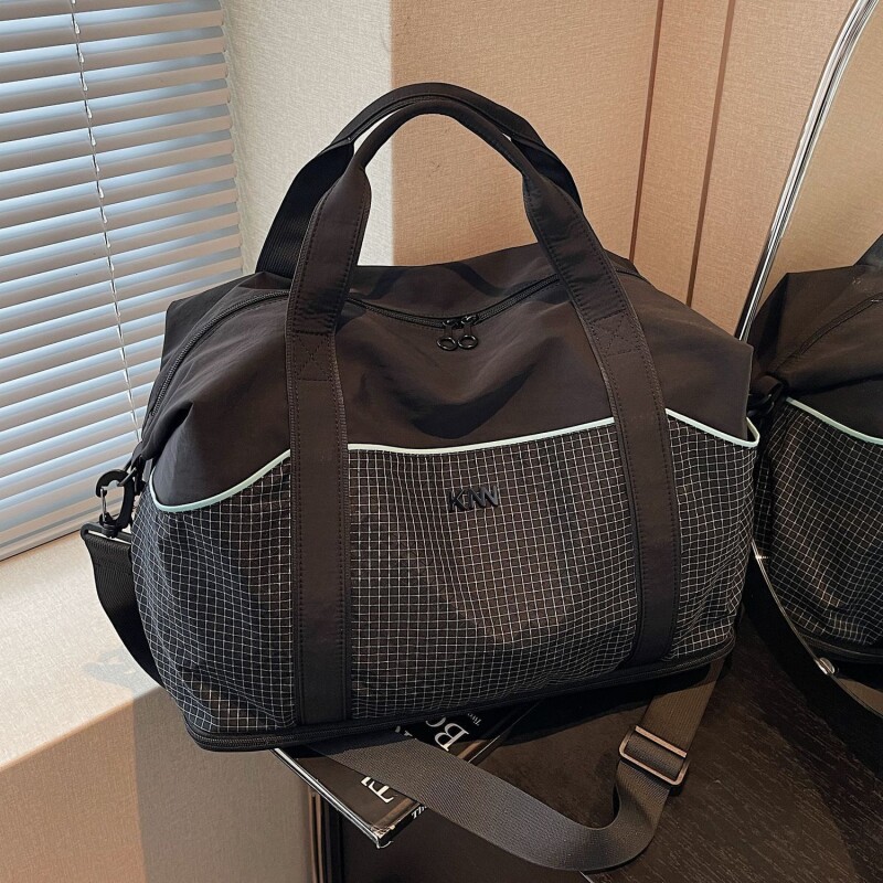 金玉鸟旅行包女时尚大容量短途旅游行李包手提轻便斜挎运动健身包