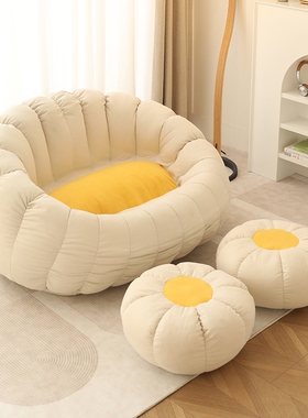 懒人沙发双人可躺可睡卧室客厅2025阳台房间小豆袋窝窝椅家居靠背