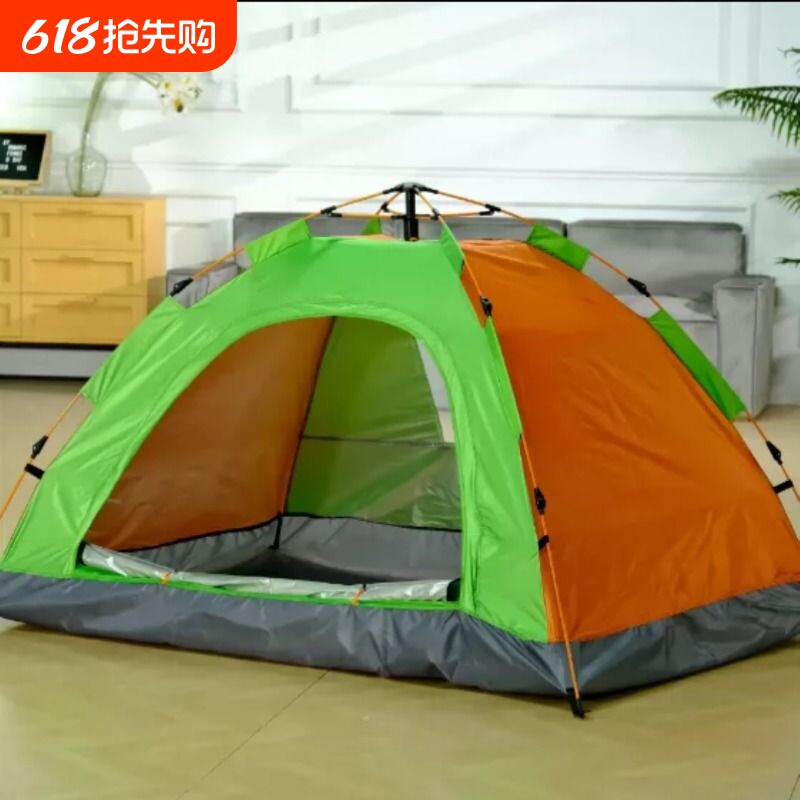美的便携式户外旅行户外帐篷折叠野餐露营沙滩速开帐篷野营加厚帐