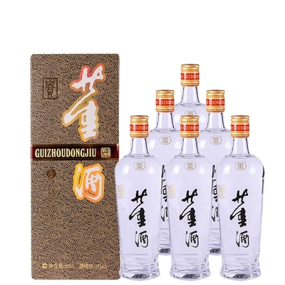 董酒老贵董54度500ml*6瓶整箱董香型贵州纯粮固态发酵高度白酒