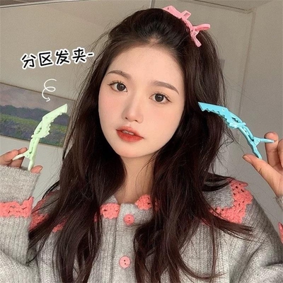 鳄鱼发夹无痕夹儿童编发夹