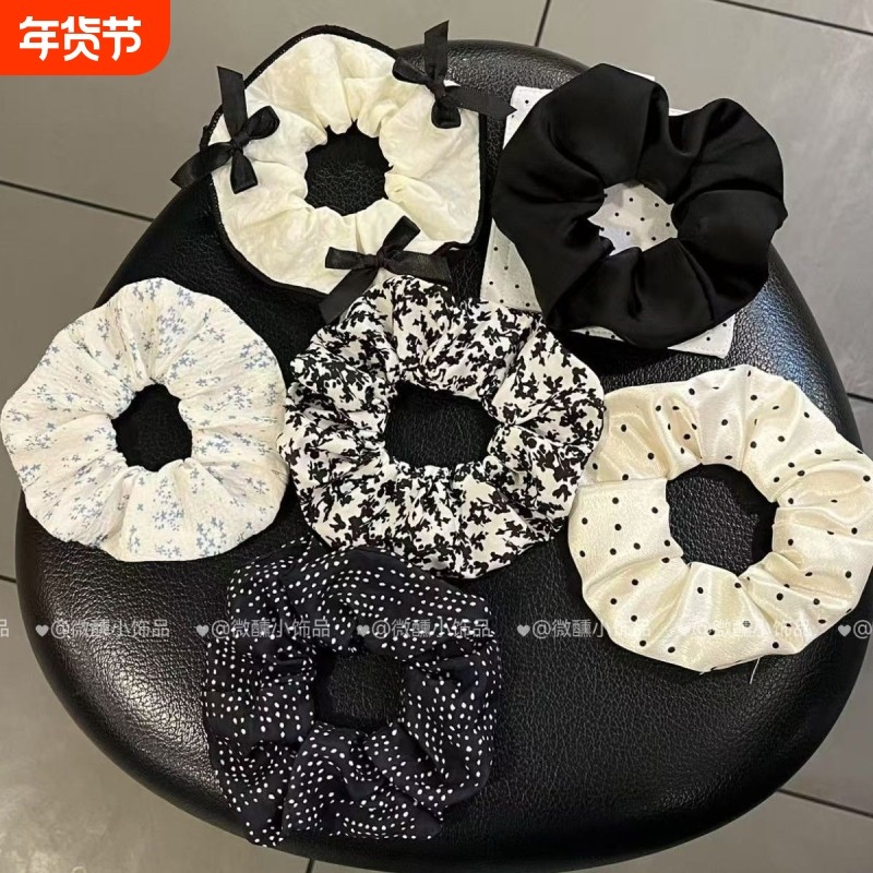 白色网纱蕾丝头绳发圈女2025年新款韩系高马尾大肠高级感发绳发饰,饰品/流行首饰/时尚饰品新,发饰,淘宝优惠券,粉丝福利购,淘宝优惠卷