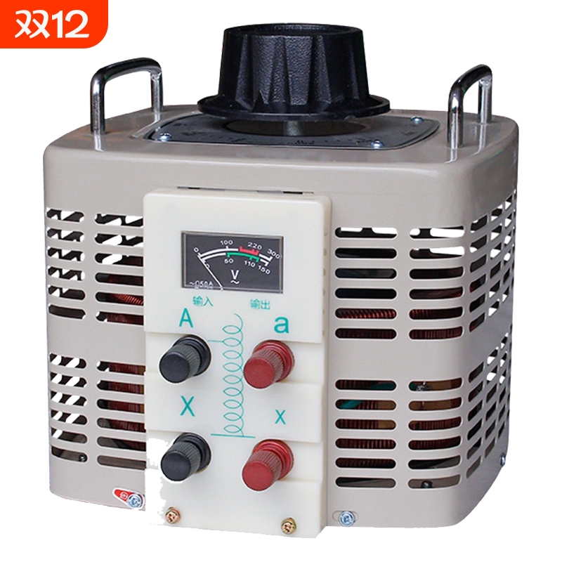 TDGC2单相调压器220V交流接触式自耦变压器家用大功率可调调压器