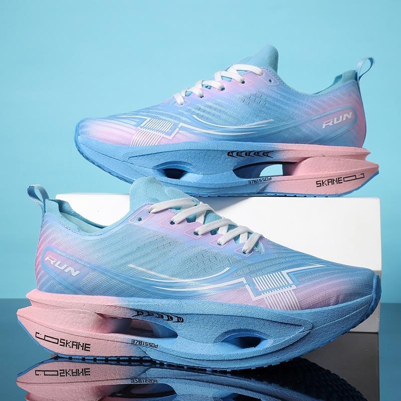 飞电5U跑鞋真爆碳板男鞋中大童网鞋青少年学生竞速休闲运动跑步鞋