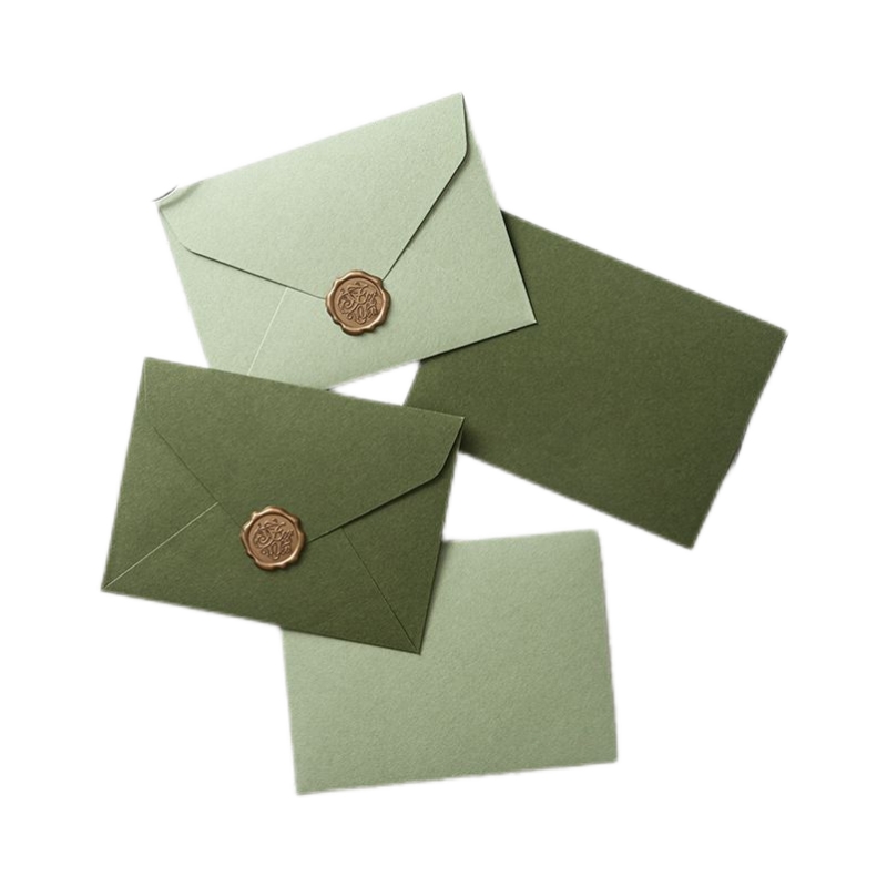 ins风高级信封信纸套装加厚表白复古请柬明信片情书生日火漆贺卡
