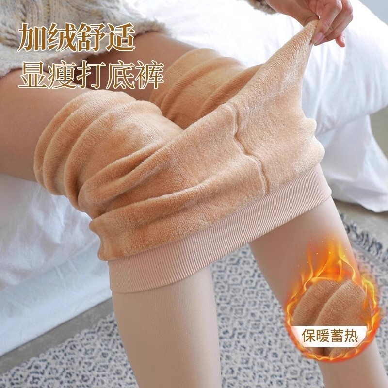 光腿神器秋冬季丝袜女连裤袜棉裤图片