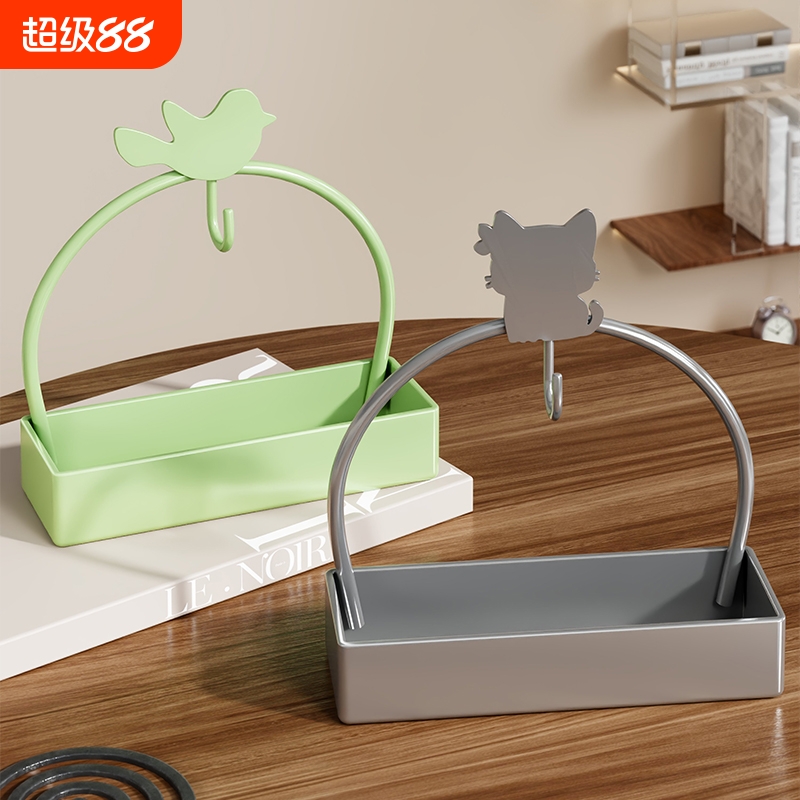 蚊香架创意铁艺支架接灰盘