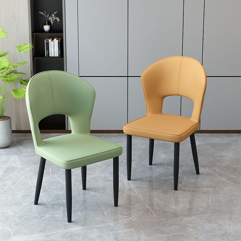 餐椅轻奢家用网红餐桌椅子靠背凳子酒店休闲餐厅咖啡椅意式书房