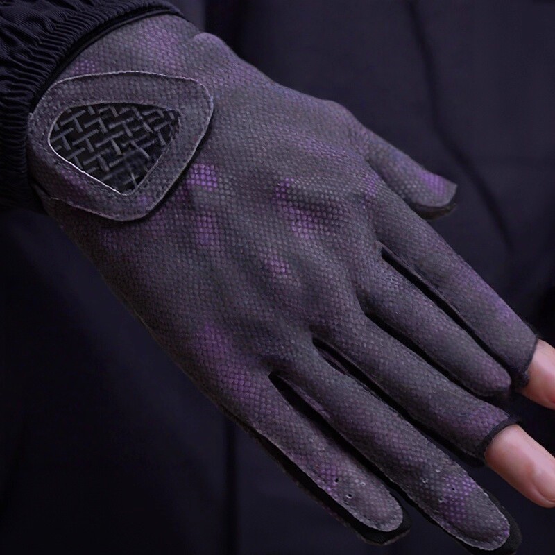 2025新款钓鱼防寒手套户外路亚漏三指透气防晒耐磨防水半指防滑