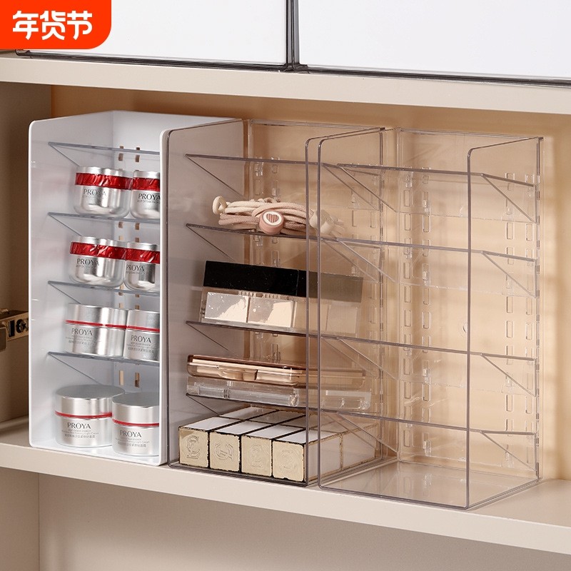 镜柜收纳盒收纳架化妆品亚克力置物架浴室卫生间口红梳妆台化妆刷