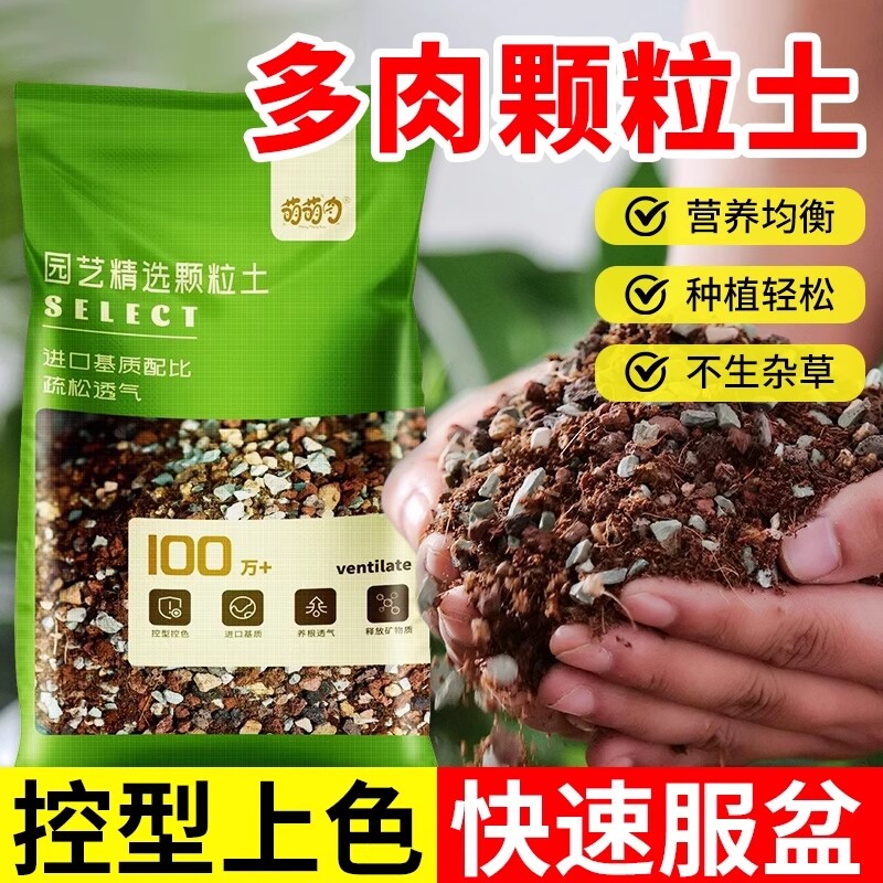 多肉专用颗粒土多肉植物营养土盆栽铺面石叶插纯颗粒种植土壤基质