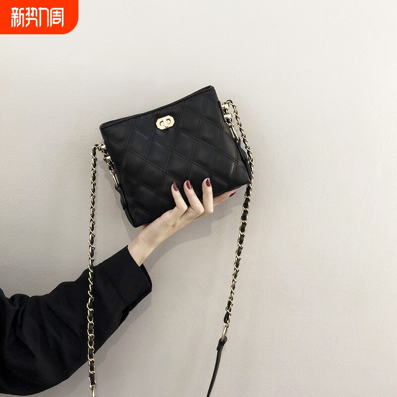 伊布古奇女士包包2025新款潮大气女包链条包小包精致绿色黑色时尚