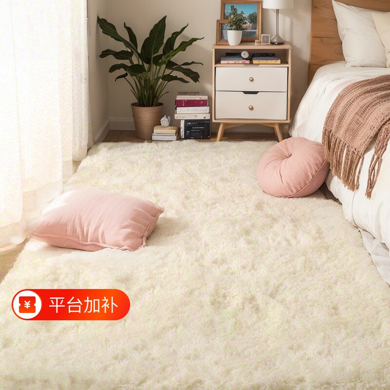 地毯卧室地垫床边毯加厚坐垫少女房间客厅茶几毯毛毯沙发电竞耐磨