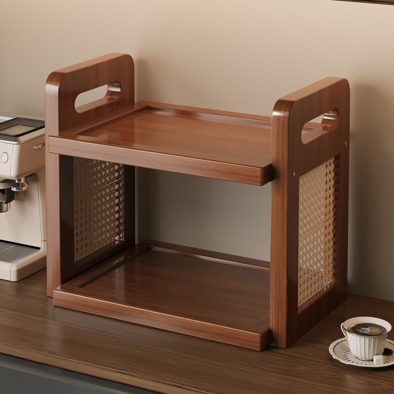 桌面置物架杯子收纳架子餐桌台面工位水杯咖啡杯茶具桌上小型杯架