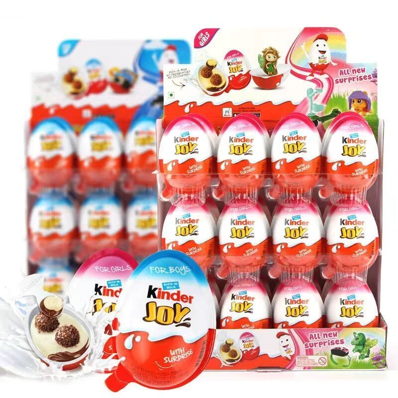 奇趣蛋男孩版女孩版牛奶巧克力玩具曲奇蛋出奇蛋儿童节零食进口
