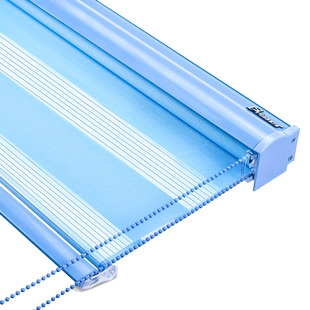 卫生间百叶窗帘卷帘免打孔浴室窗户遮挡帘百叶窗柔纱帘遮光安装