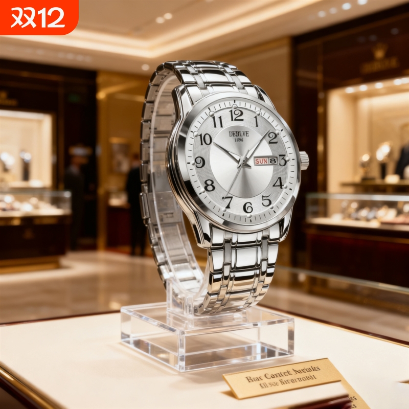 瑞士同款青少年初高中学生手表男款简约潮流全自动机械防水石英表