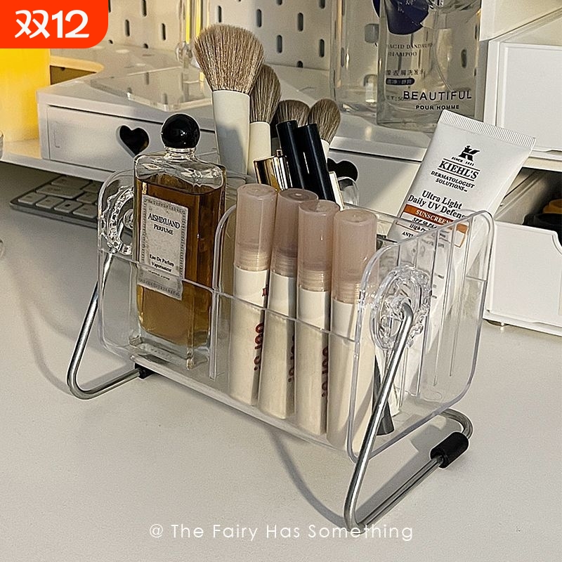 盒子收纳架化妆品女收纳抽屉式高级感化妆高级可爱压克力护肤品