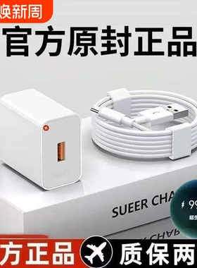 官方正品适用荣耀100W手机充电器200Pro超级快充300/90GT/70/50充电头type-c数据线原Magic7/6/4Pro装69闪充