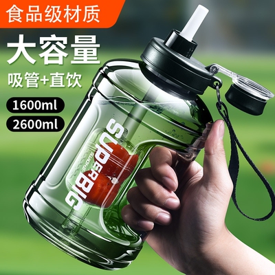 新款防摔户外吨桶大容量水杯耐高温设计钓鱼工地健身食品级便携