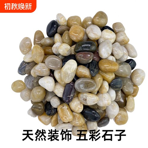 鹅卵石天然鱼缸花盆庭院装饰园艺