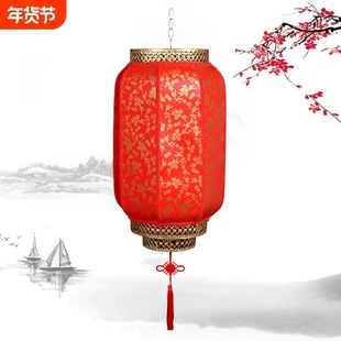 中秋灯笼户外古街装饰广告印字树挂防水防晒新中式古风羊皮灯笼