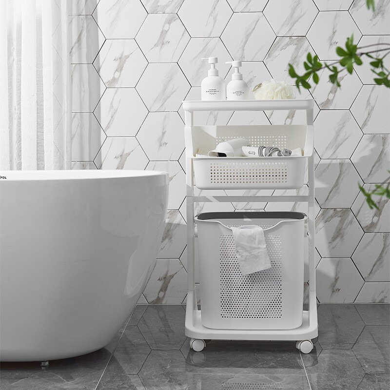角落脏衣篮家用卫生间浴室脏衣篮子置物架洗衣桶收纳筐脏衣衣篓