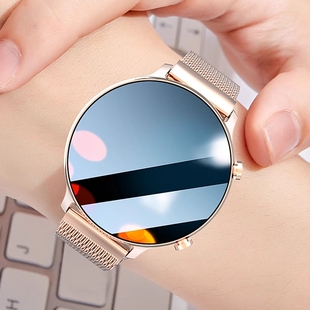 铭胜酷 安卓ios手机通用智能手表女士蓝牙通话情侣运动手环 女神礼物