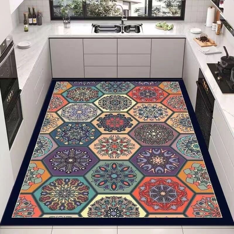 硅藻泥厨房地垫卫生间入户门脚垫子可裁剪吸水进门地毯浴室防滑