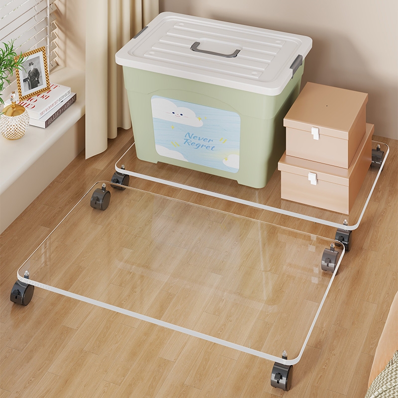 亚克力可移动收纳箱底座