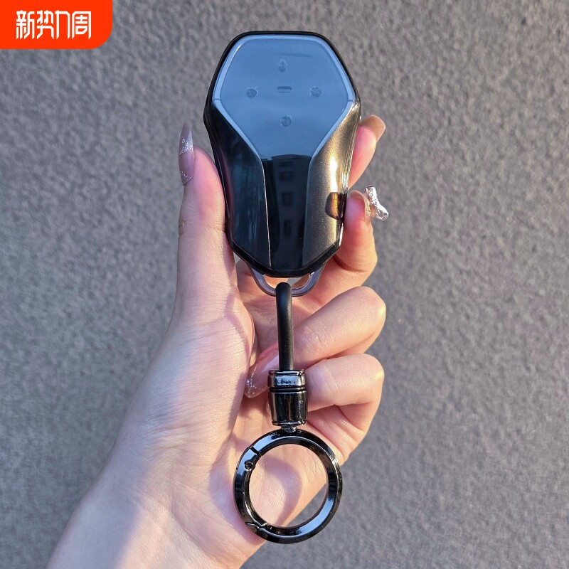 广汽昊铂钥匙套HT昊铂GT透明外壳HL保护包汽车用品24扣包25