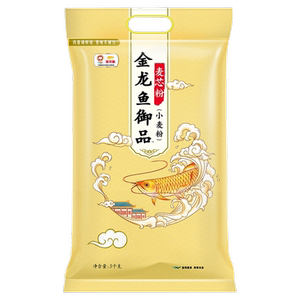 金龙鱼御品麦芯粉(小麦粉)5kg中筋面粉包子水饺馒头粉通用精制粉