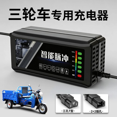 【次日达】三轮车电瓶充电器