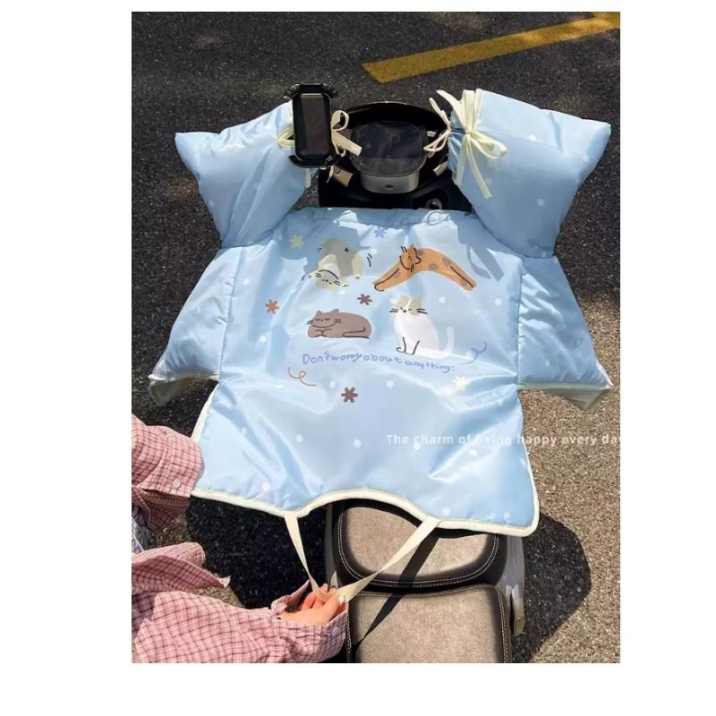 挡风被2025新款冬电动车防水防风电瓶用冬季加绒加厚防寒四季通用