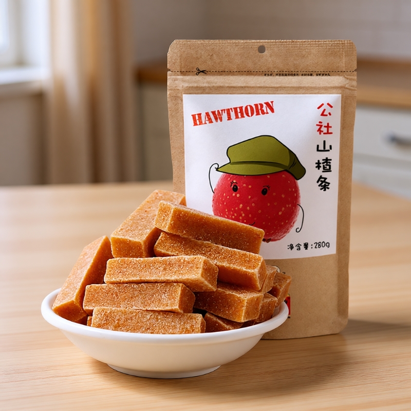 沂蒙公社儿童休闲零食品山楂制品山东特产新鲜蜜饯山楂条280g*1袋
