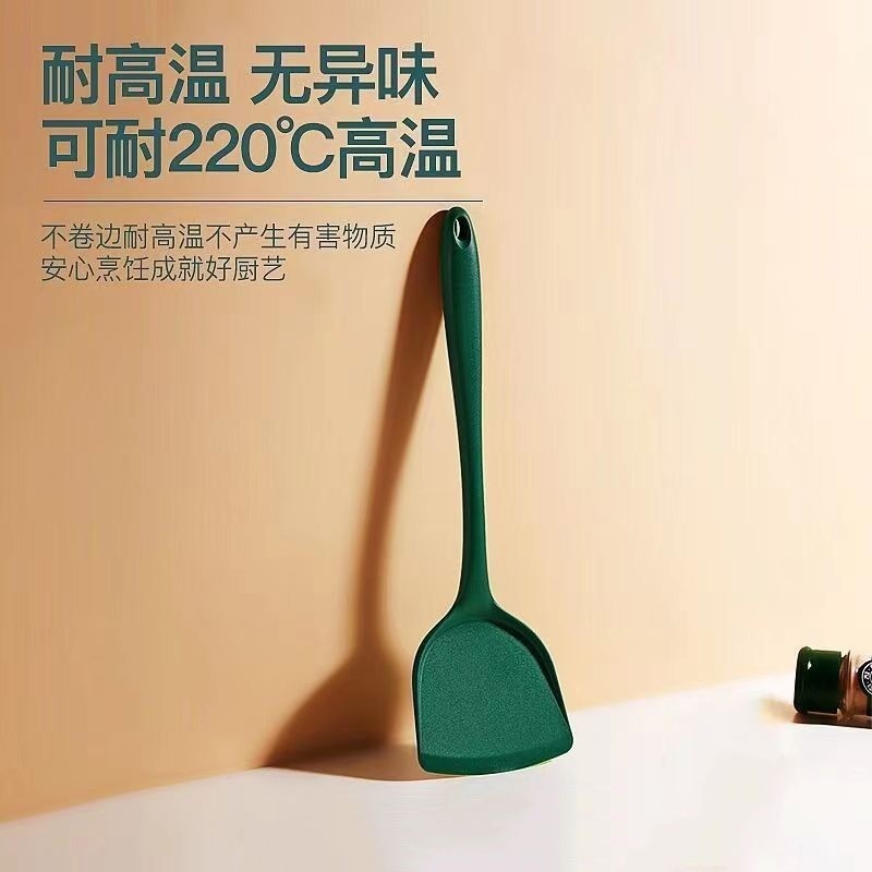 硅胶铲子食品级硅胶锅铲耐高温家用不粘锅锅铲子老式铲厨房用具