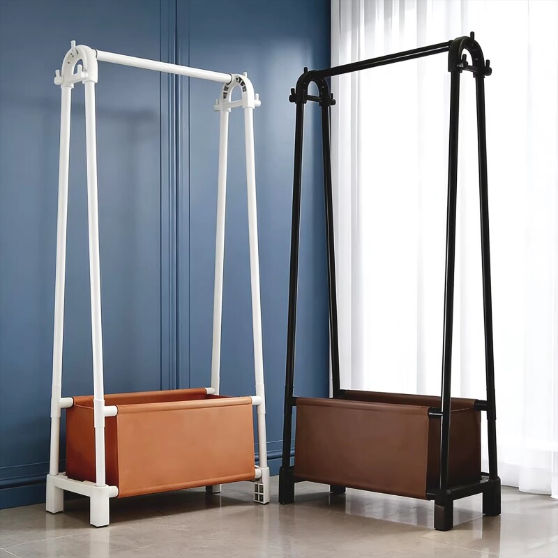 简易晾衣架室内家用落地可移动挂衣架阳台晒衣杆架宿舍加粗衣帽架