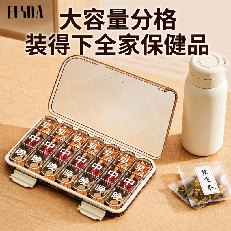 老人分药盒七天一周|千人加购图片