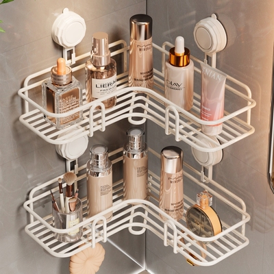 吸盘浴室置物架洗漱台三角架