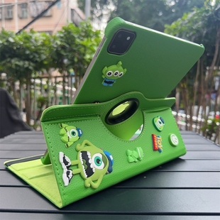 三眼仔适用小米平板7/6pro保护套5pro11英寸360旋转皮套红米平板redmipadSE保护套10.6外壳ipad6spro12.4防摔