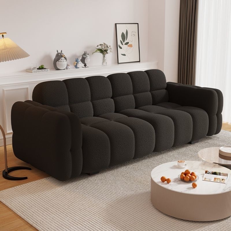 棉花糖云朵布艺沙发小户型客厅阳台家用休闲双人三人出租房懒人椅