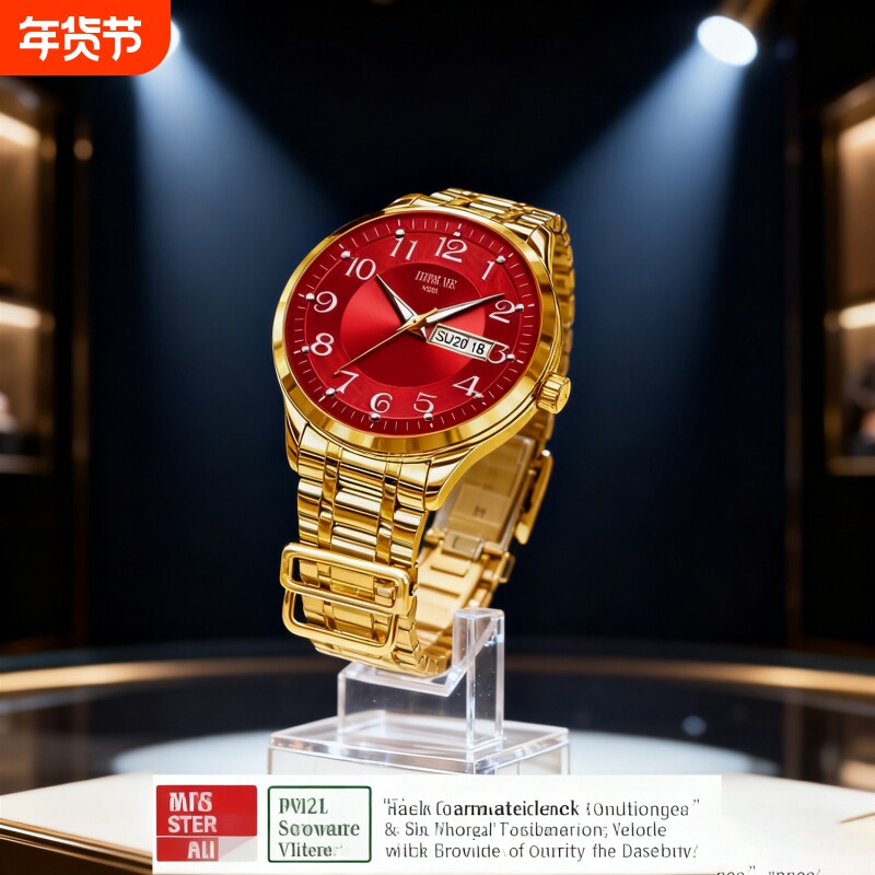 名牌男士手表正品官方旗舰瑞士非机械手表男款2024新款防水石英表