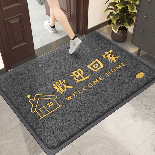 家用丝圈出入平安除尘地垫