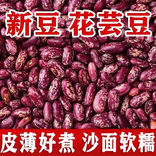 促销2特价贵州红花芸豆包豆馅大碴子粥大红花饭豆花腰豆花花豆